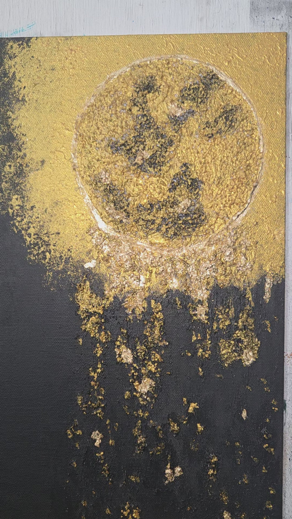 Mesmerized by The Moon| Original Mixed Media Artwork