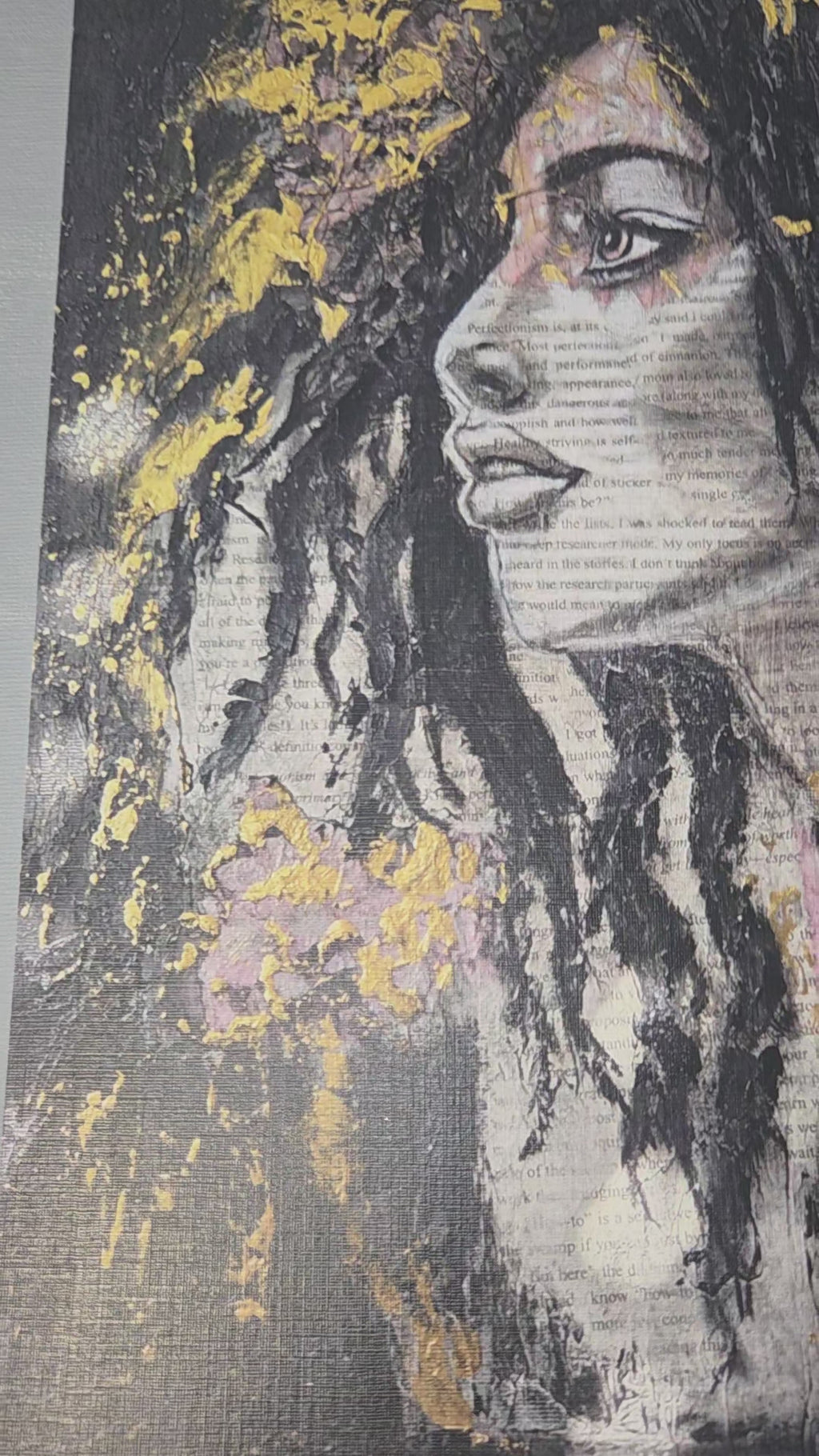In the midst of chaos, I found my voice (8x10 art print)