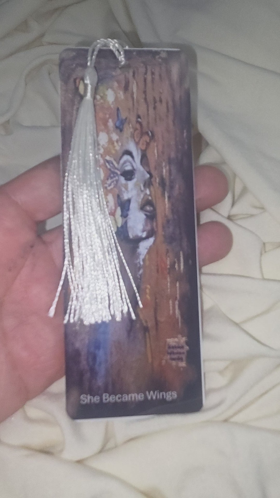 Art bookmarks| Original Art print on aluminum