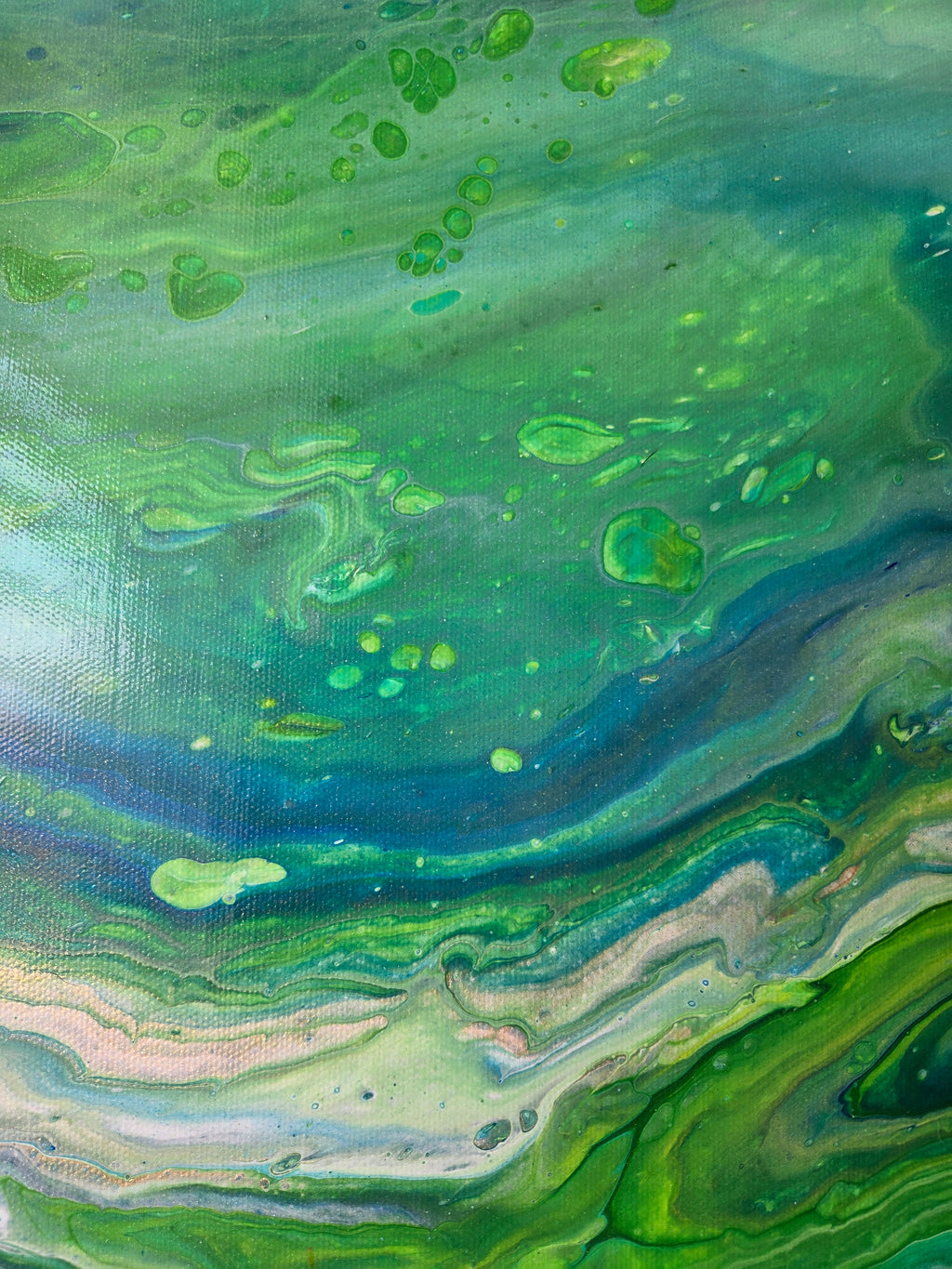 Peacock| Original Fluid Acrylic Artwork