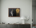 Mesmerized by The Moon| Original Mixed Media Artwork