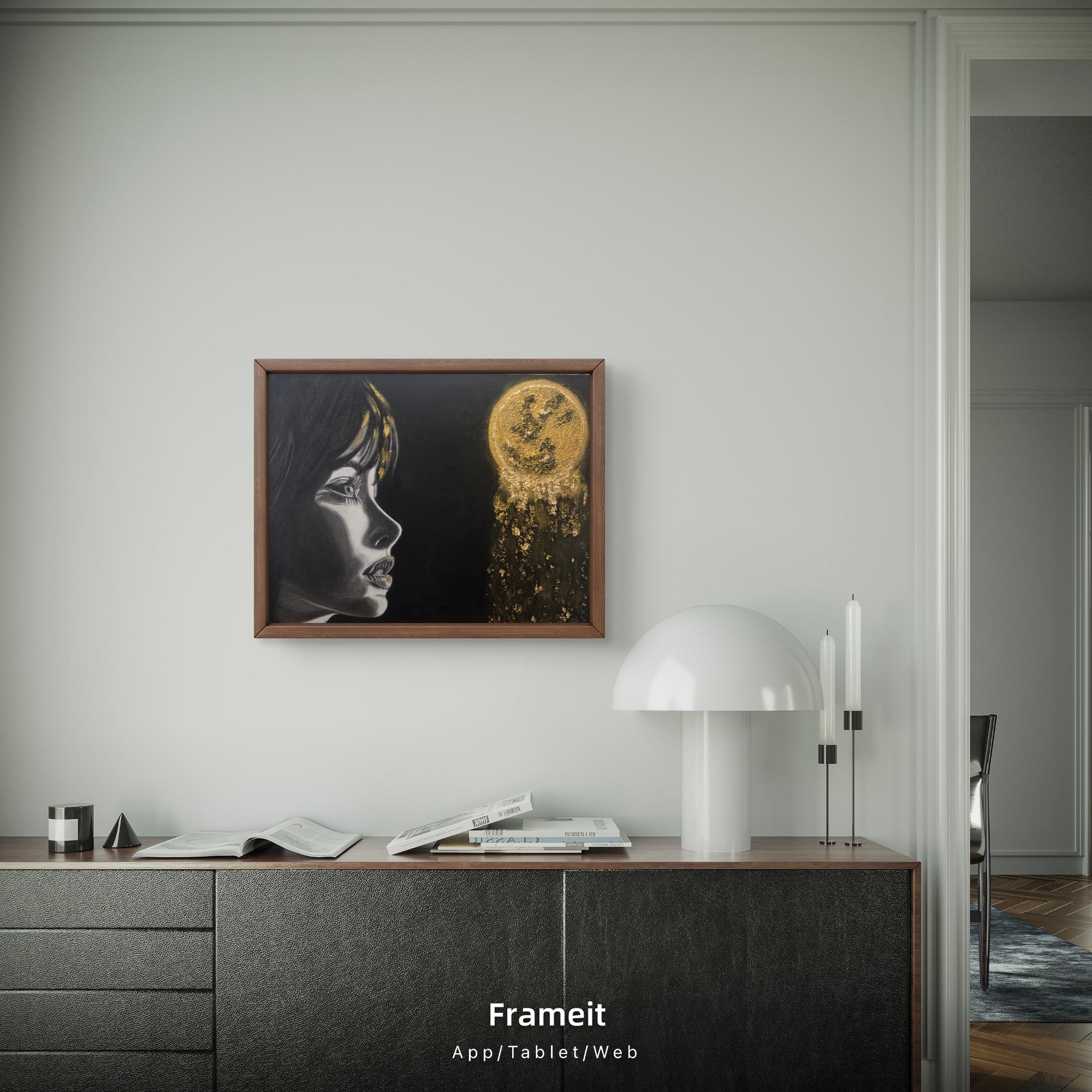 Mesmerized by the moon