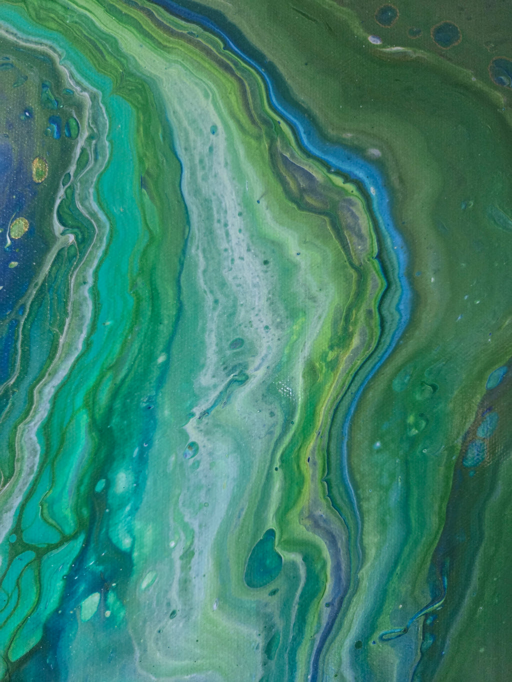 Peacock| Original Fluid Acrylic Artwork