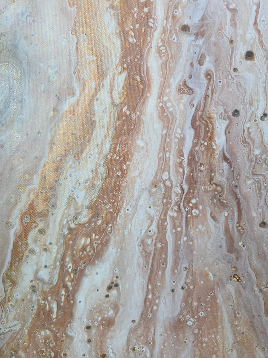 Golden Zion|Original Fluid Acrylic Artwork