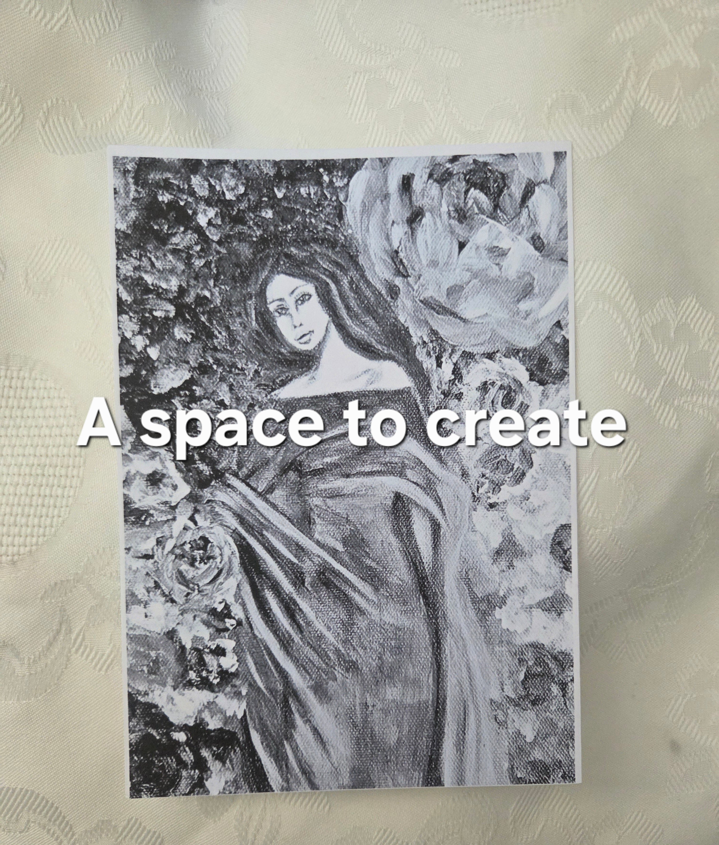 Where Daydreams Live — Grayscale Art Print Set