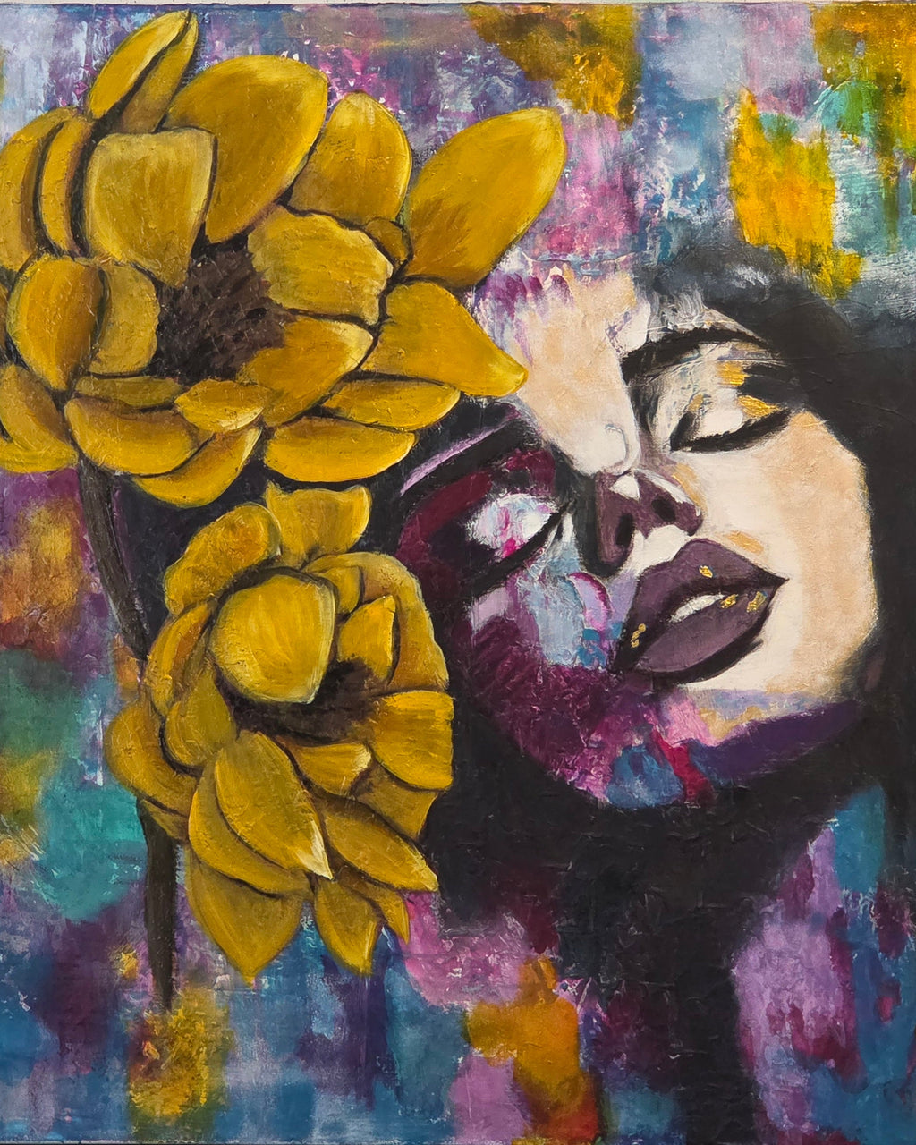 Take me to the Fiesta| Original Acrylic & Oil Artwork