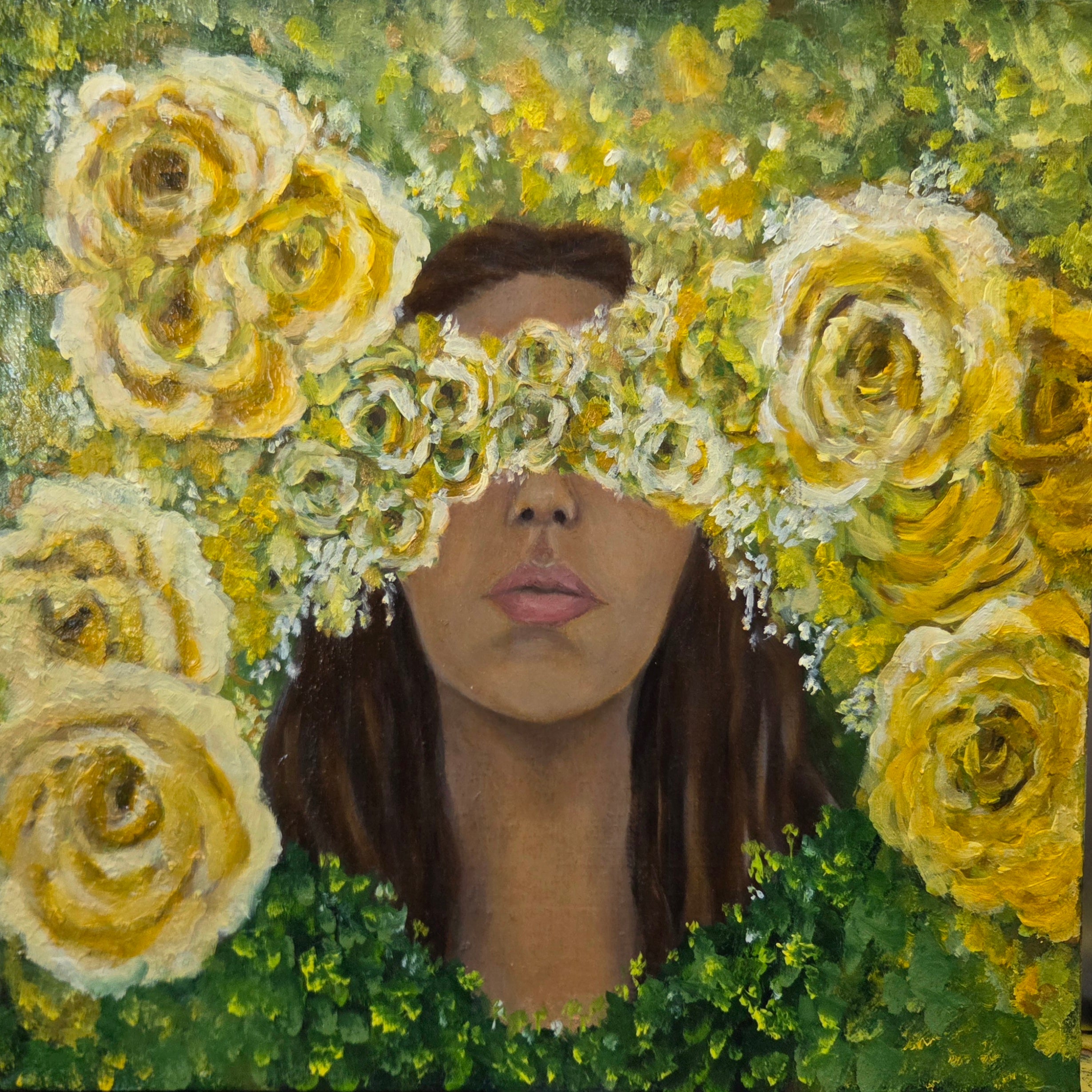 Blooming from Within | Original Acrylic & Oil Artwork
