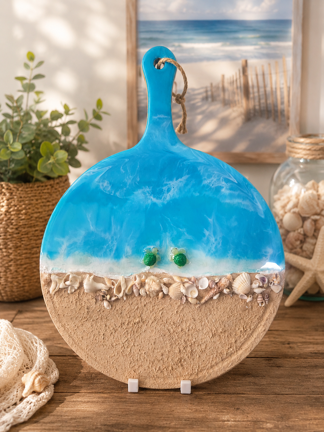 Handcrafted Resin Beach Home Decor