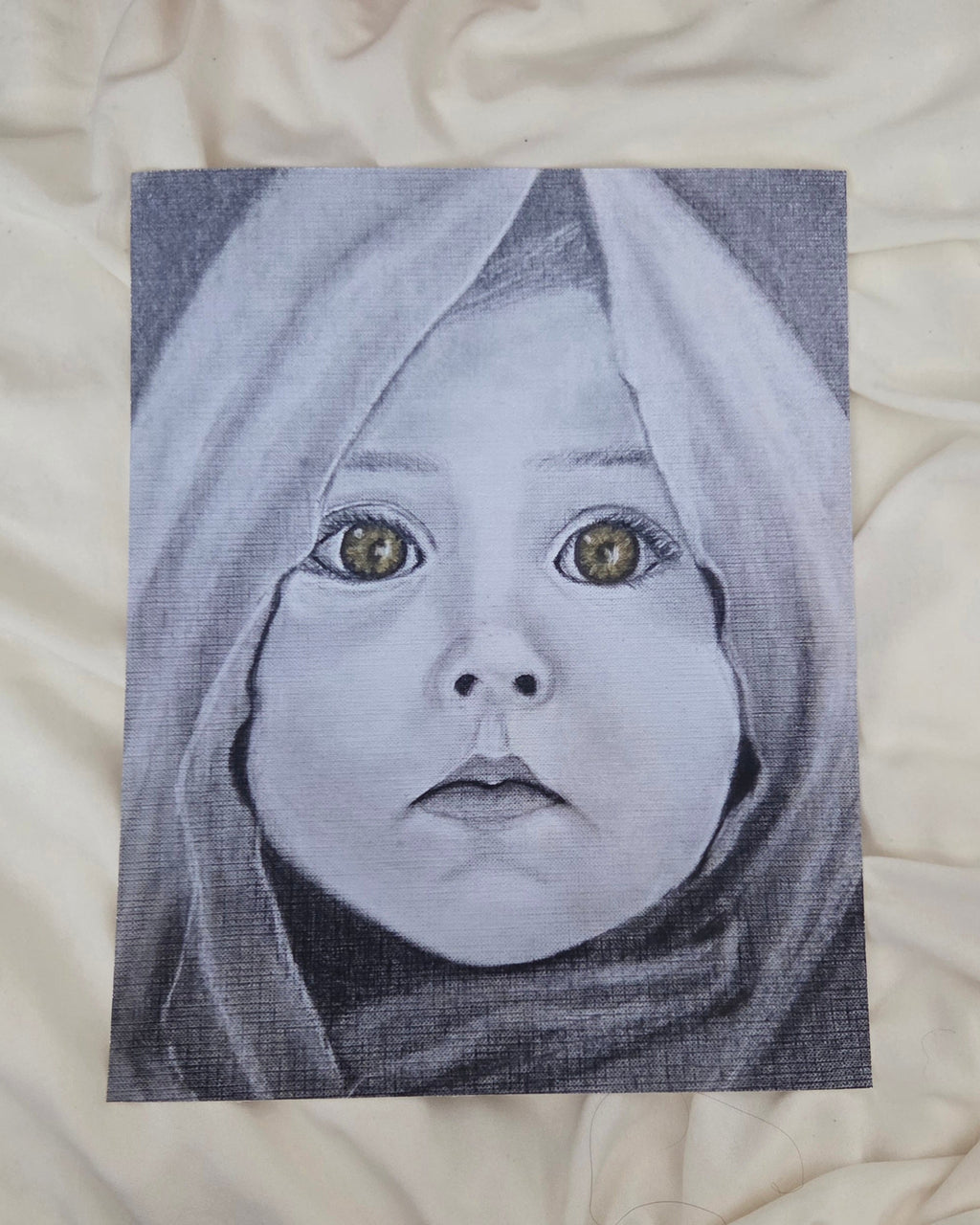 Honey eyes (8x10 art print)