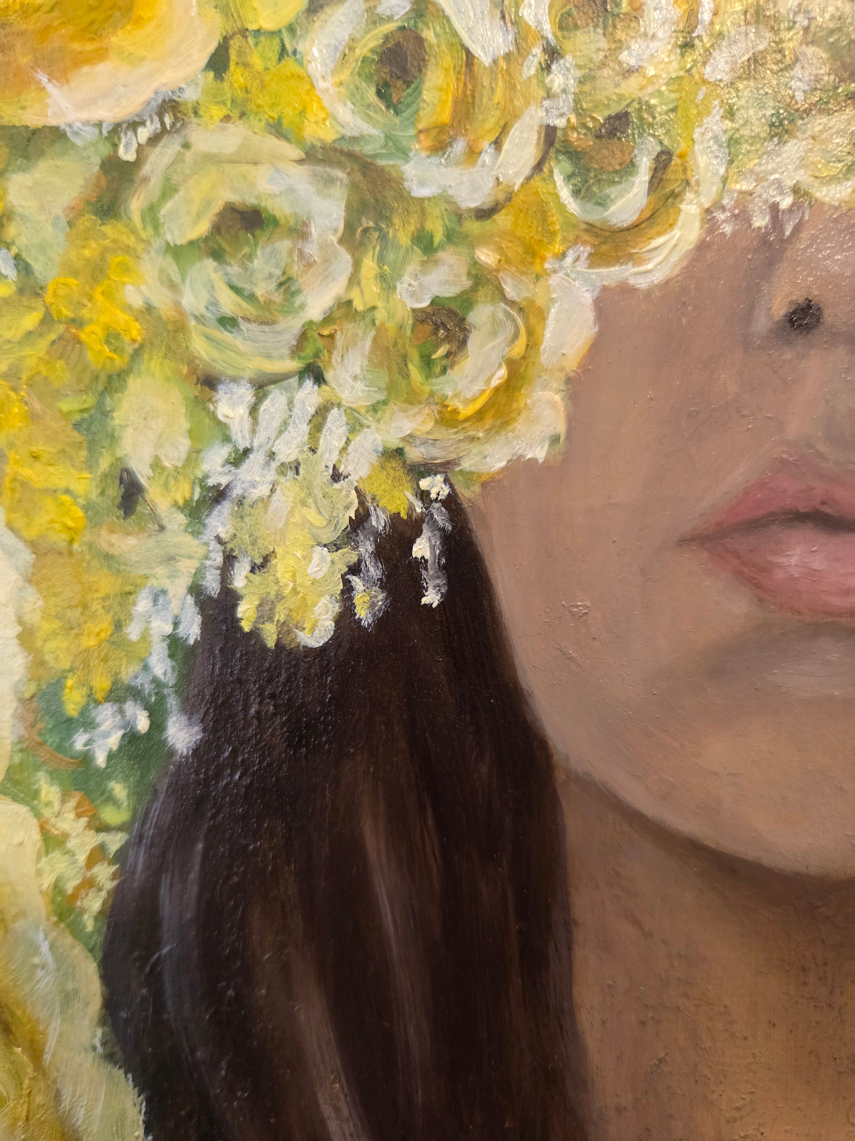 Blooming from Within | Original Acrylic & Oil Artwork