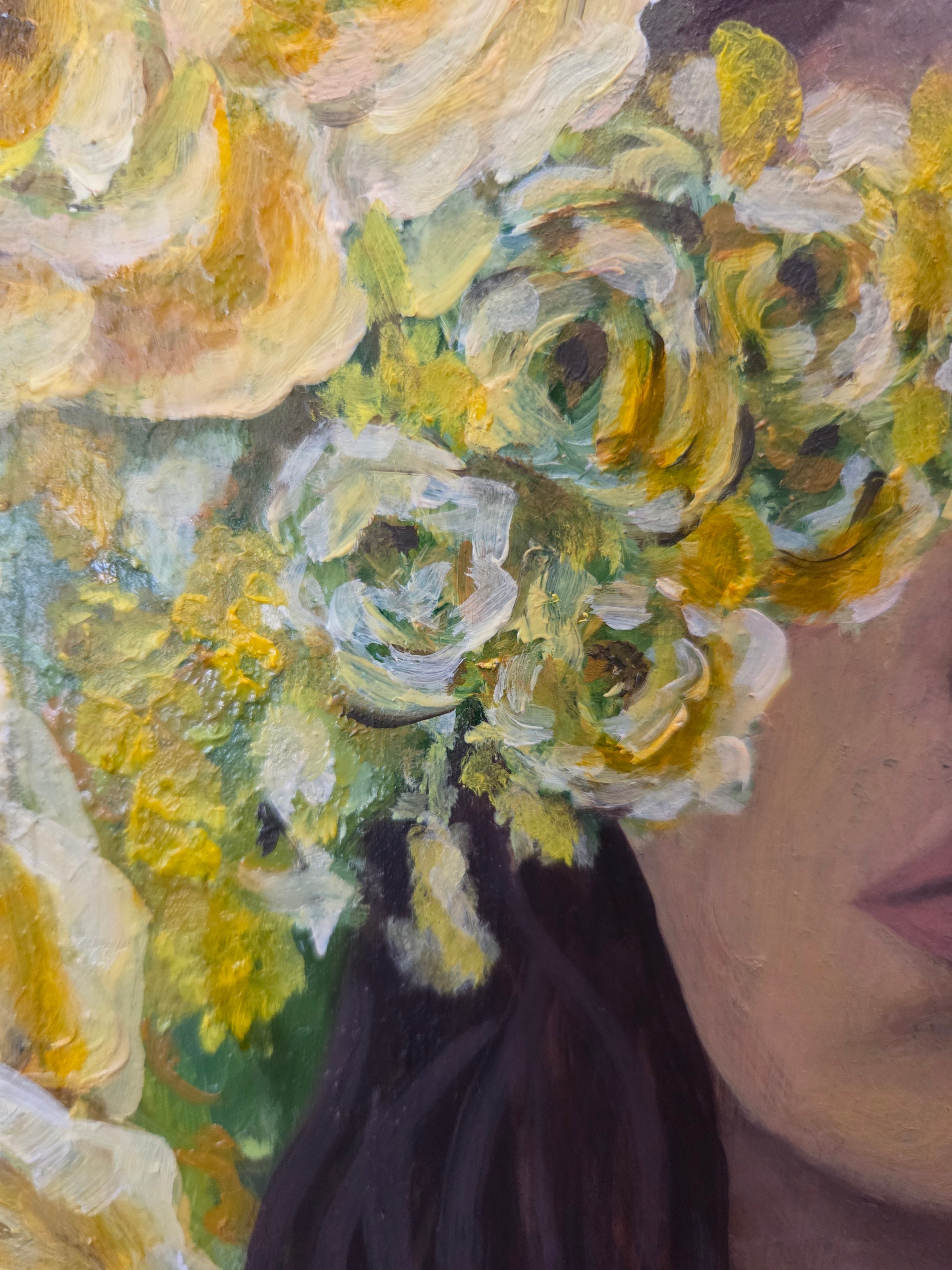 Blooming from Within | Original Acrylic & Oil Artwork