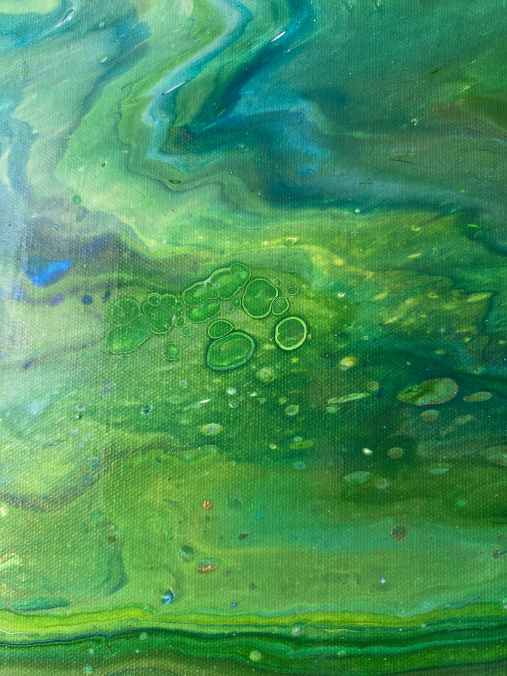 Peacock| Original Fluid Acrylic Artwork