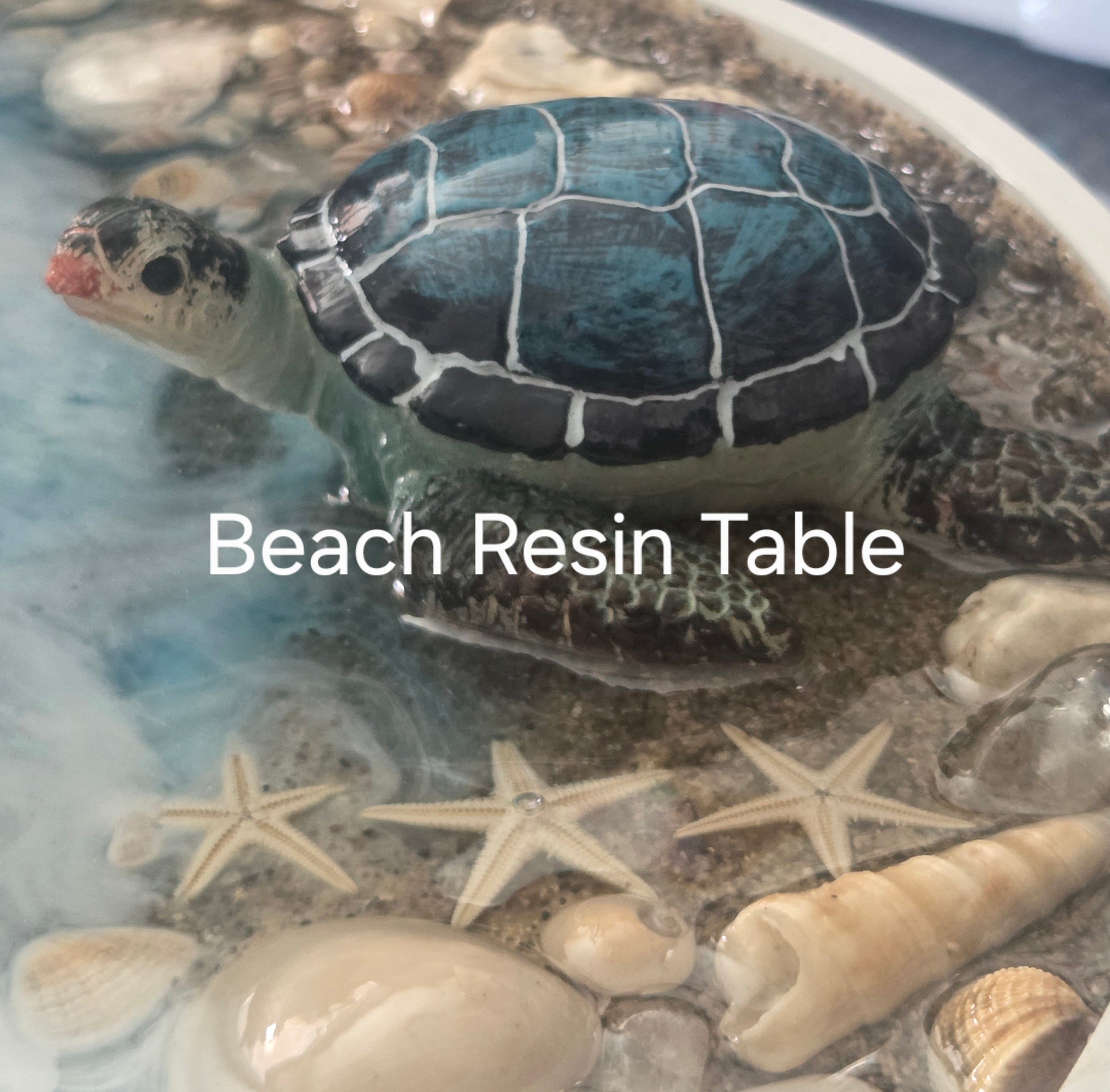 Handcrafted Resin Beach Home Decor