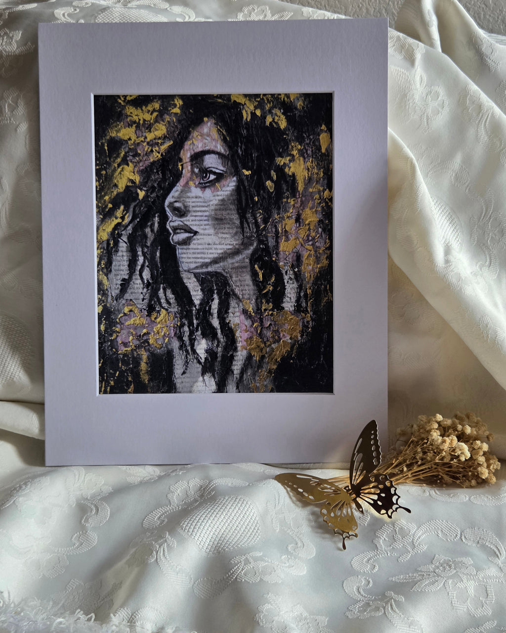 In the midst of chaos, I found my voice (8x10 art print)