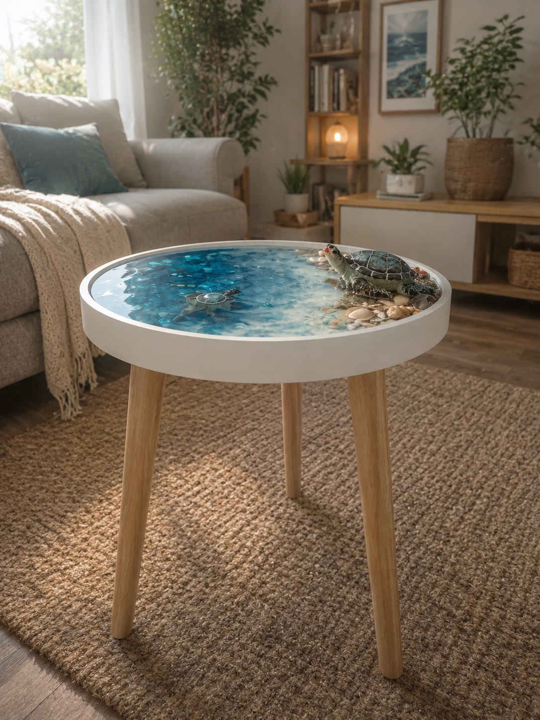 Handcrafted Resin Beach Home Decor