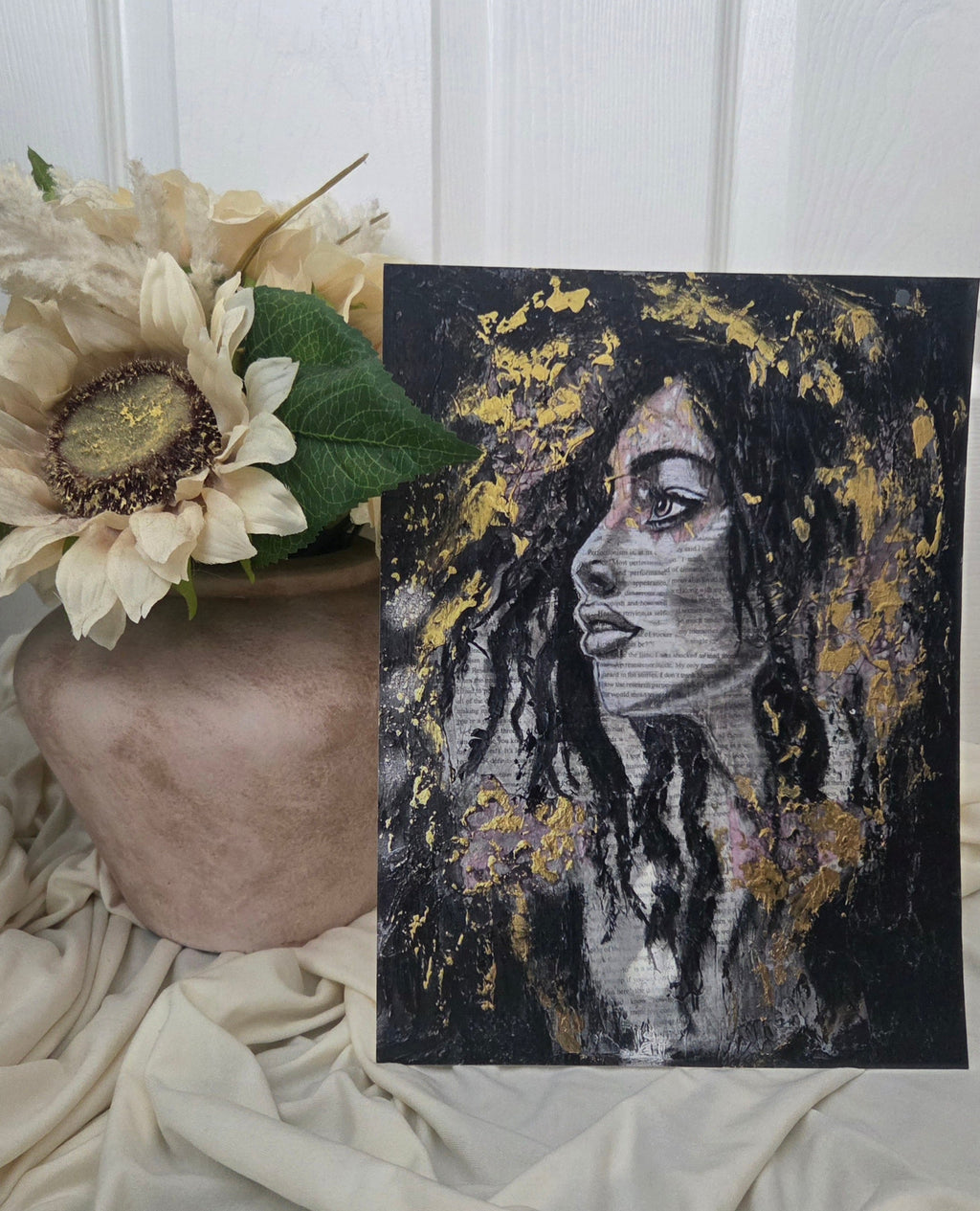 In the midst of chaos, I found my voice (8x10 art print)