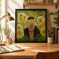 Blooming from Within | Original Acrylic & Oil Artwork