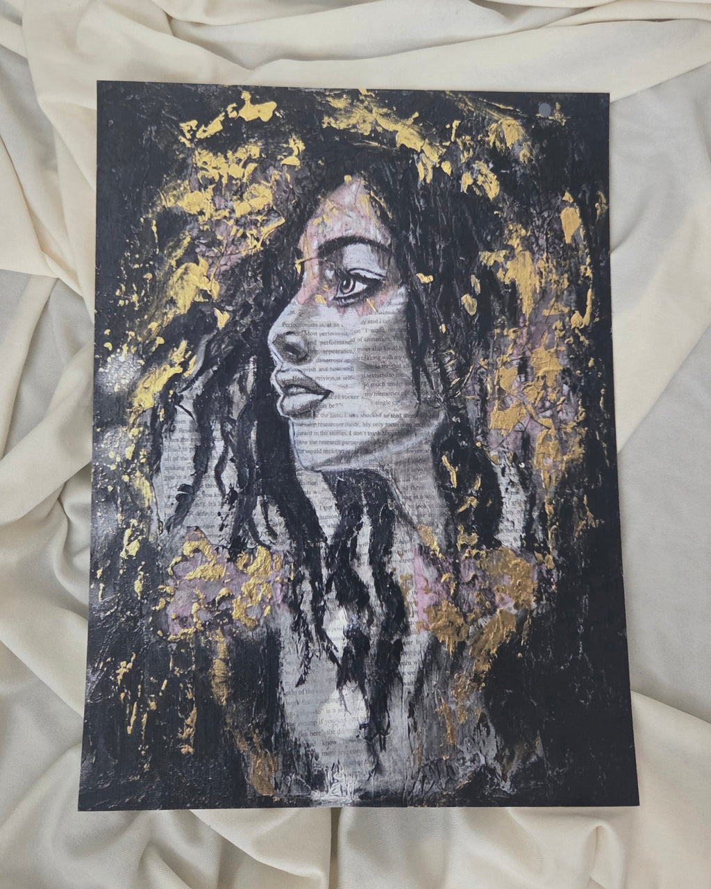 In the midst of chaos, I found my voice (8x10 art print)