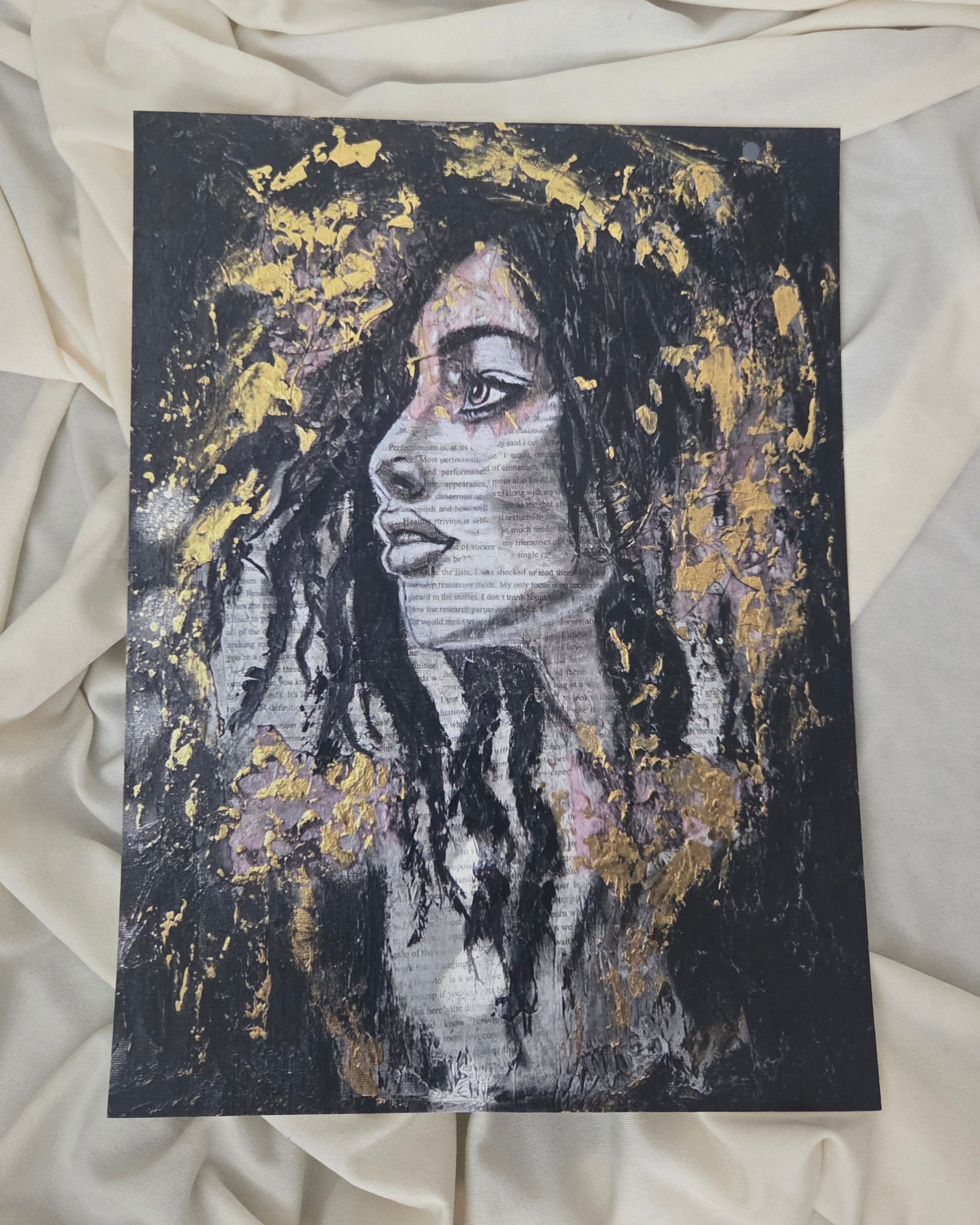 In the midst of chaos, I found my voice (8x10 art print)