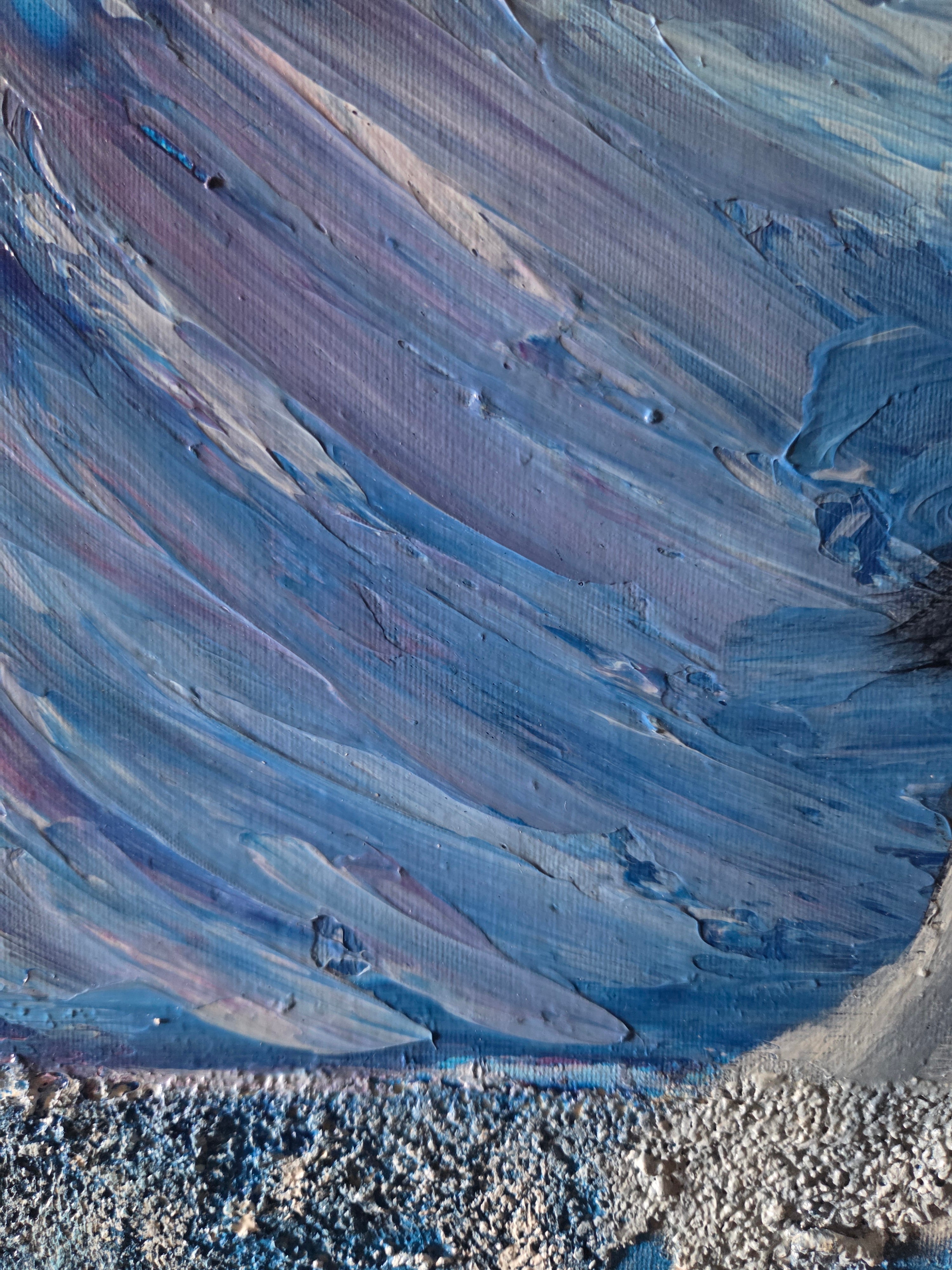 Despite Everything, She Kept Going|Original Textured Acrylic Artwork