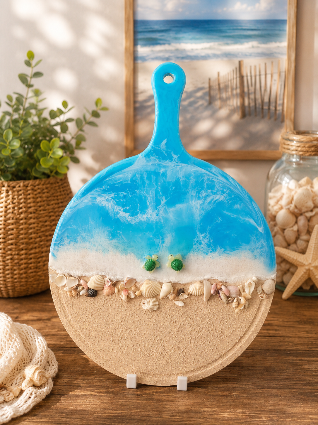 Handcrafted Resin Beach Home Decor