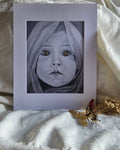 Honey eyes (8x10 art print)