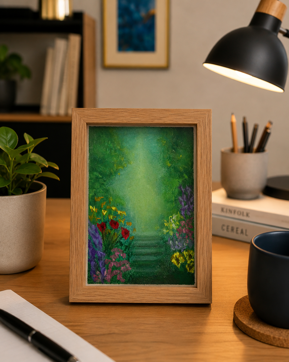 Original Soft Pastels Art| Framed