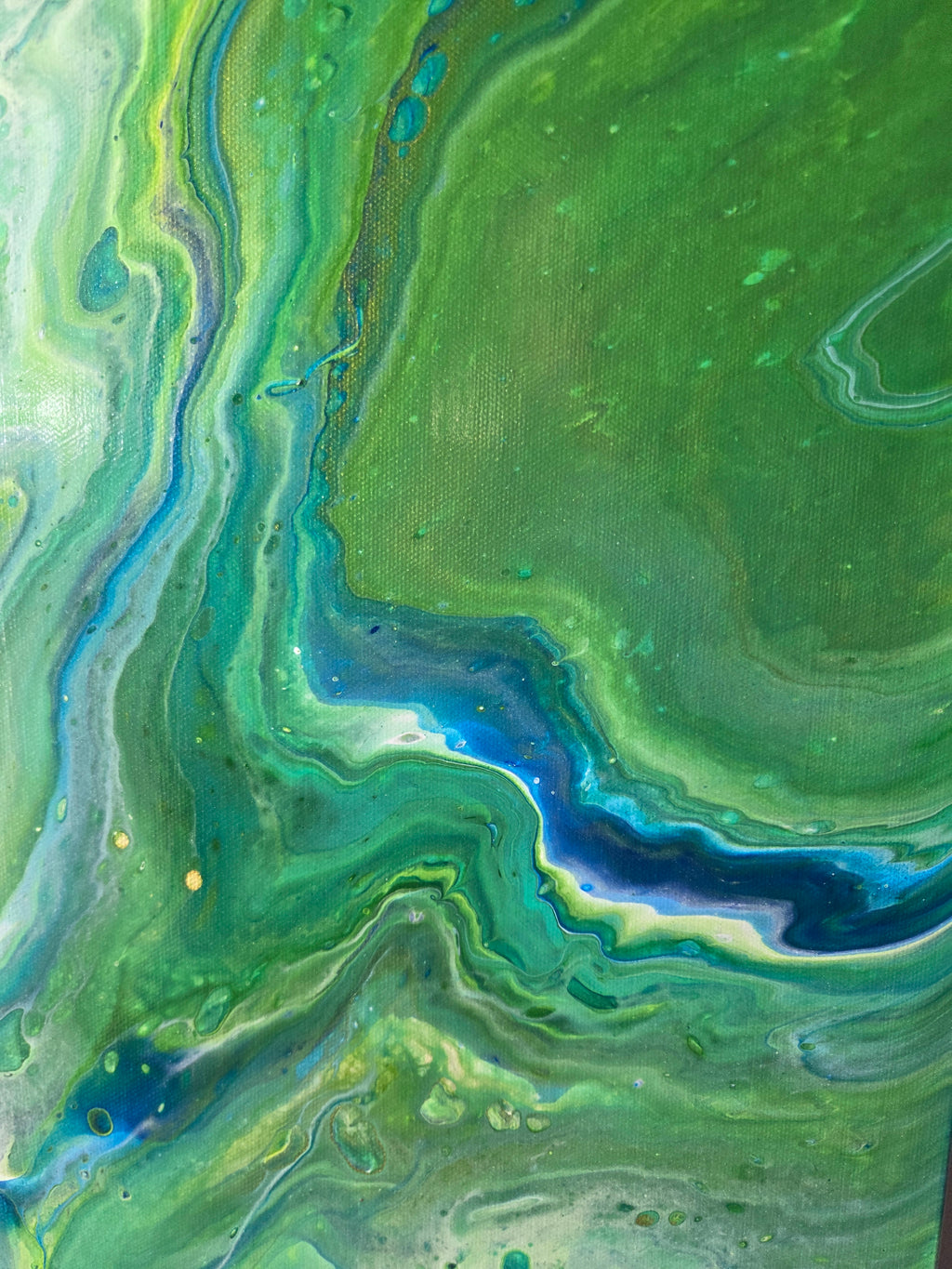 Peacock| Original Fluid Acrylic Artwork