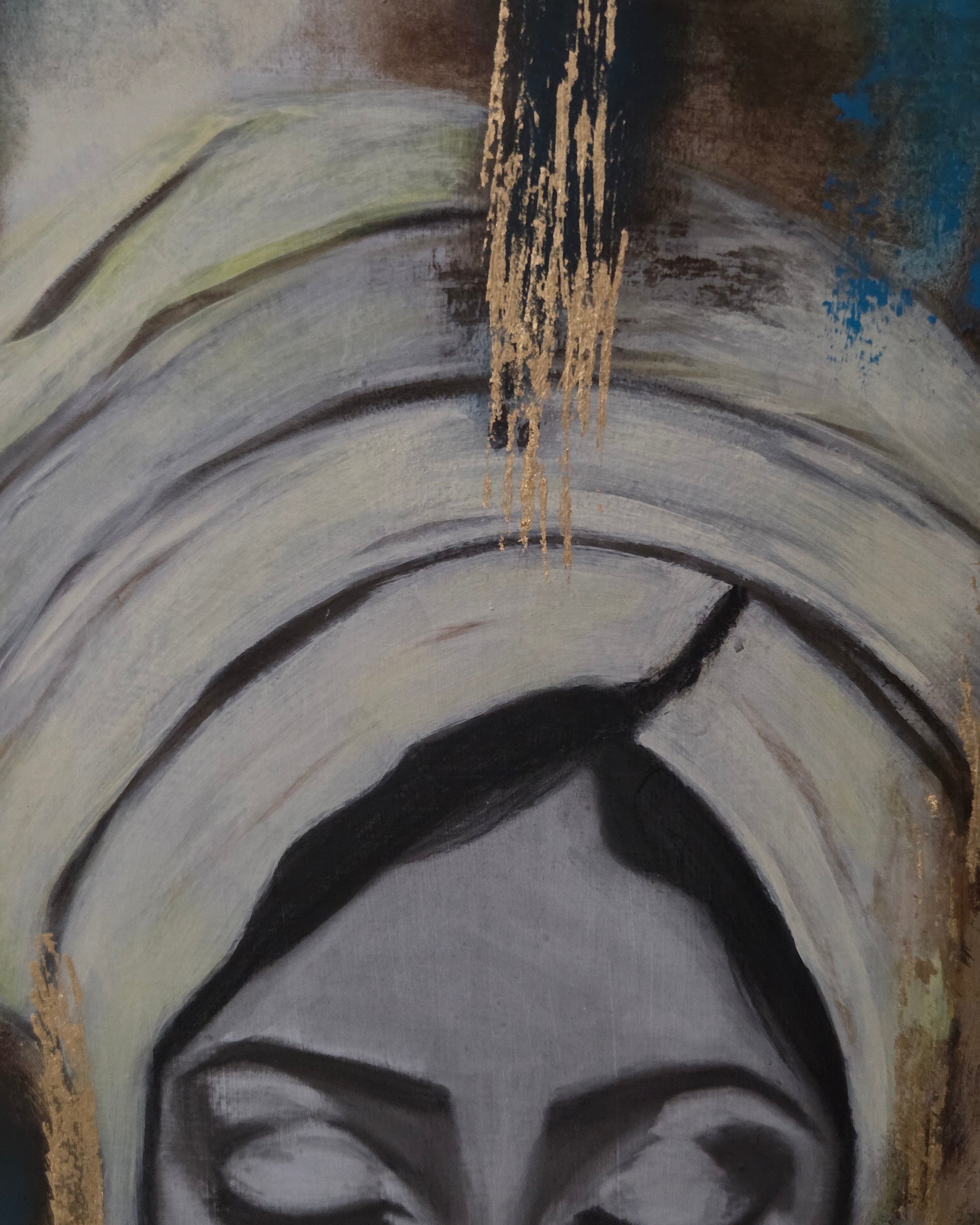 When Quietness Came | Original Mixed Media Artwork