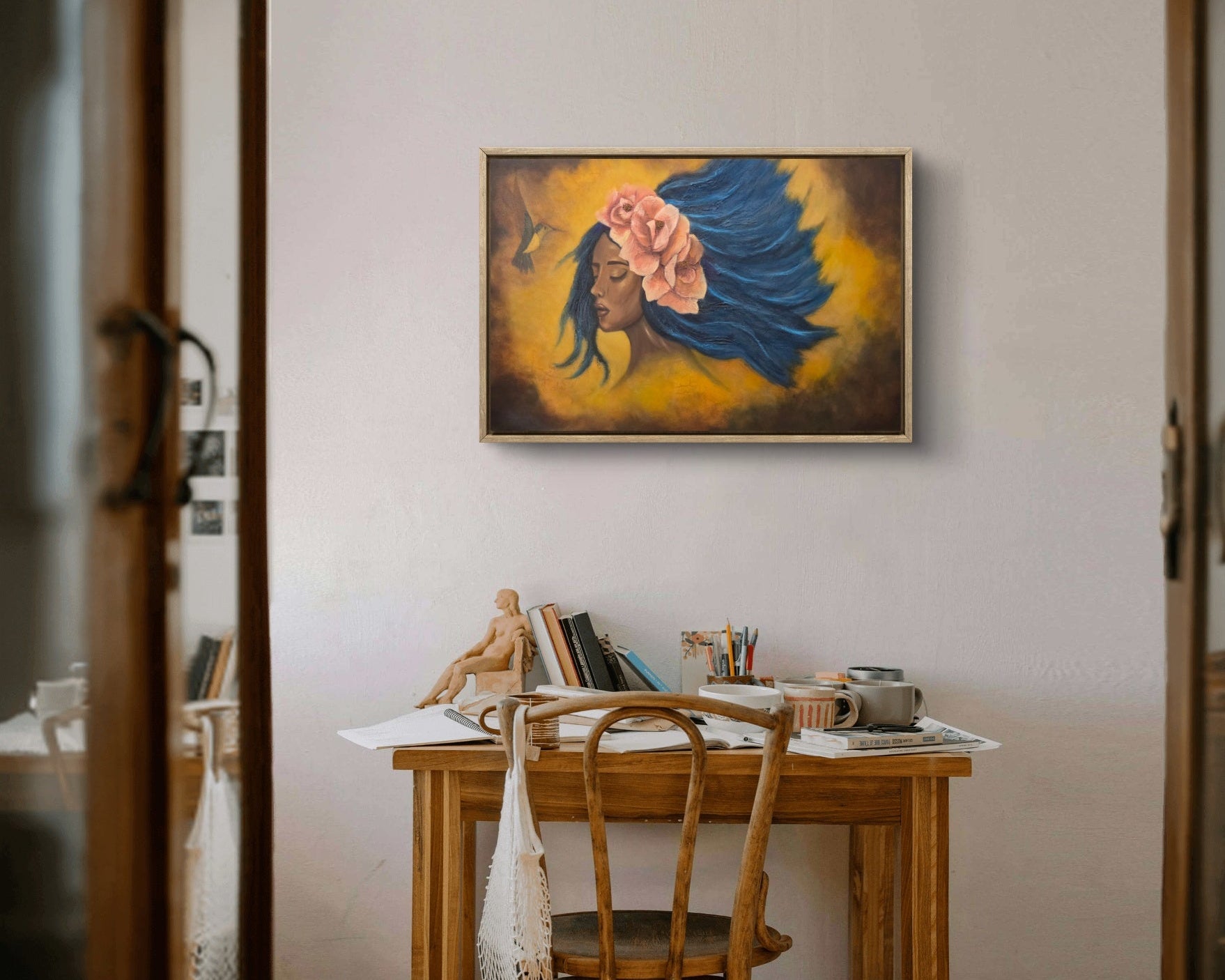 Exhaling the Past| Original Acrylic & Oil Artwork