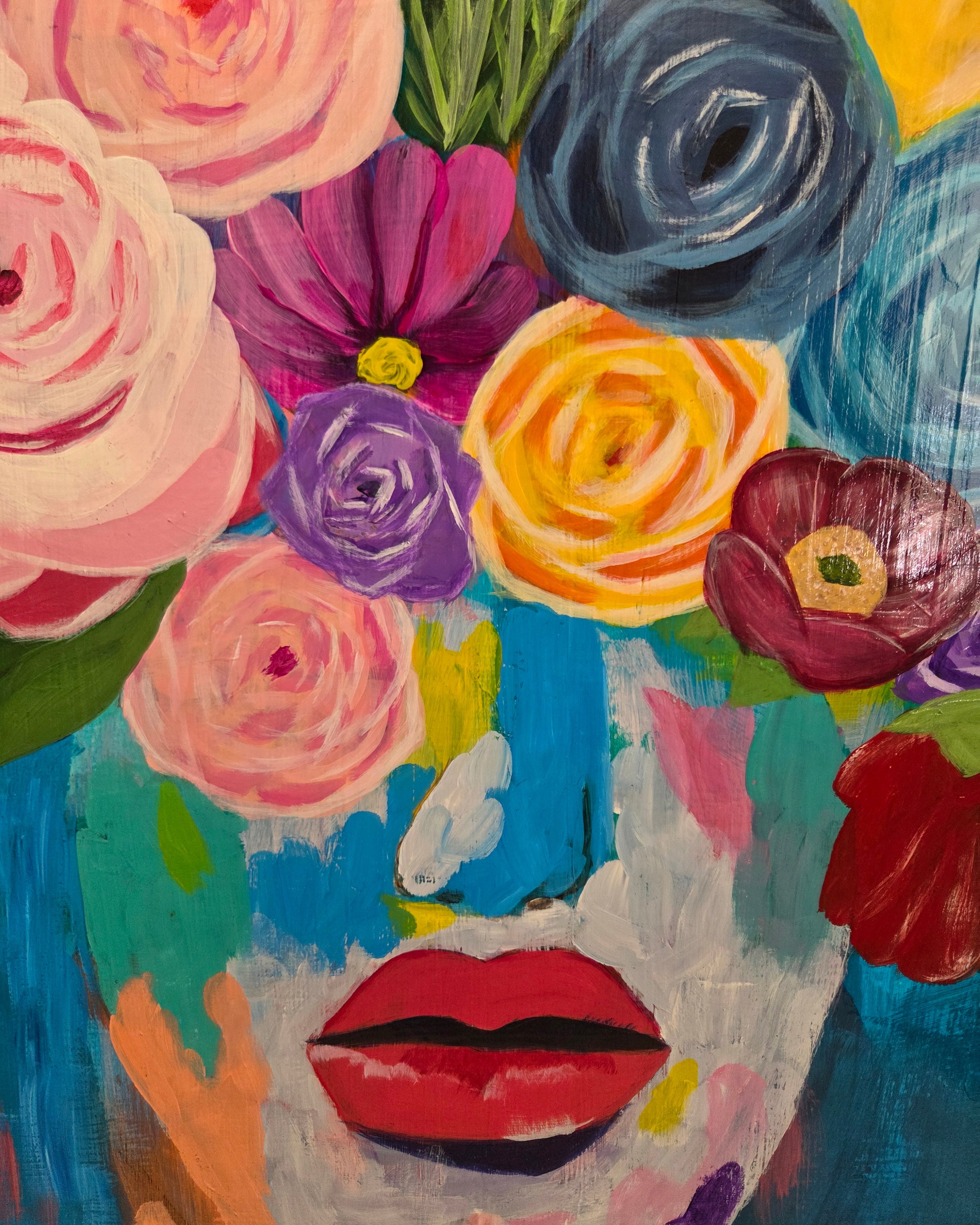 Thinking Beautifully | Original Mixed Media Artwork
