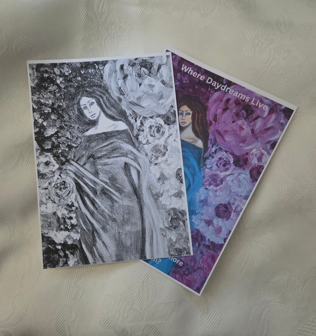 Where Daydreams Live — Grayscale Art Print Set