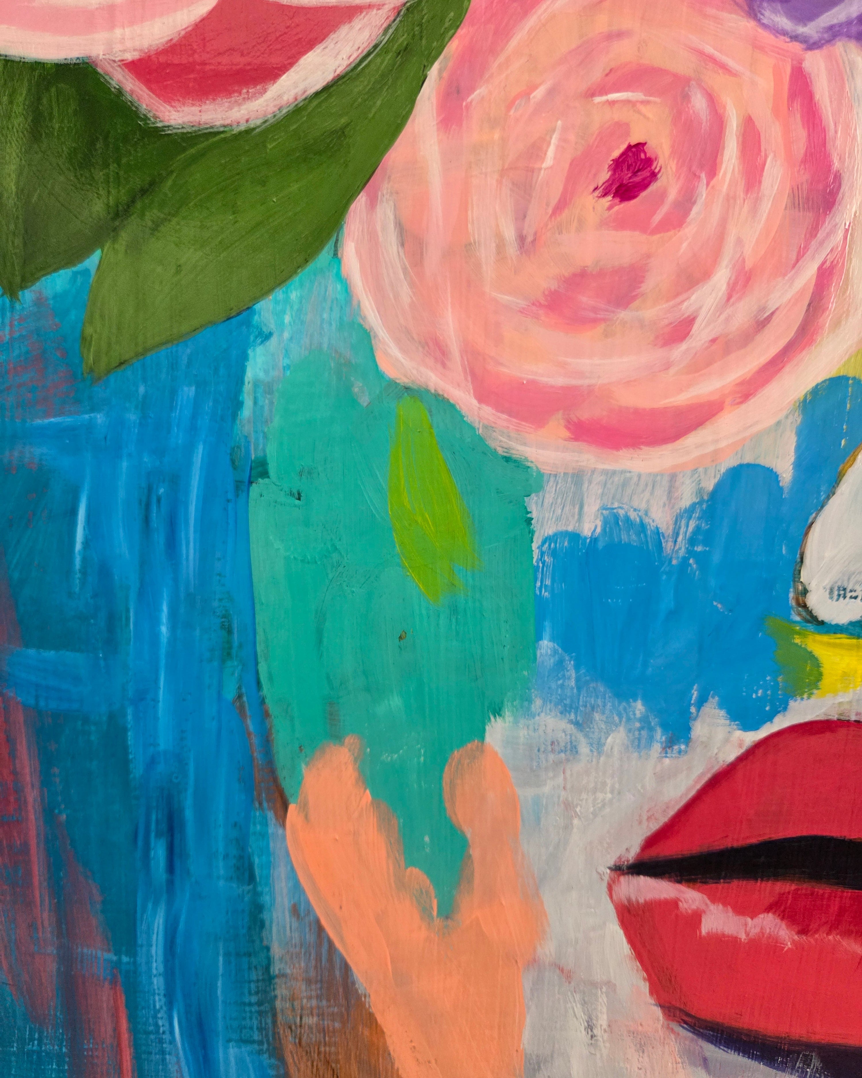Thinking Beautifully | Original Mixed Media Artwork