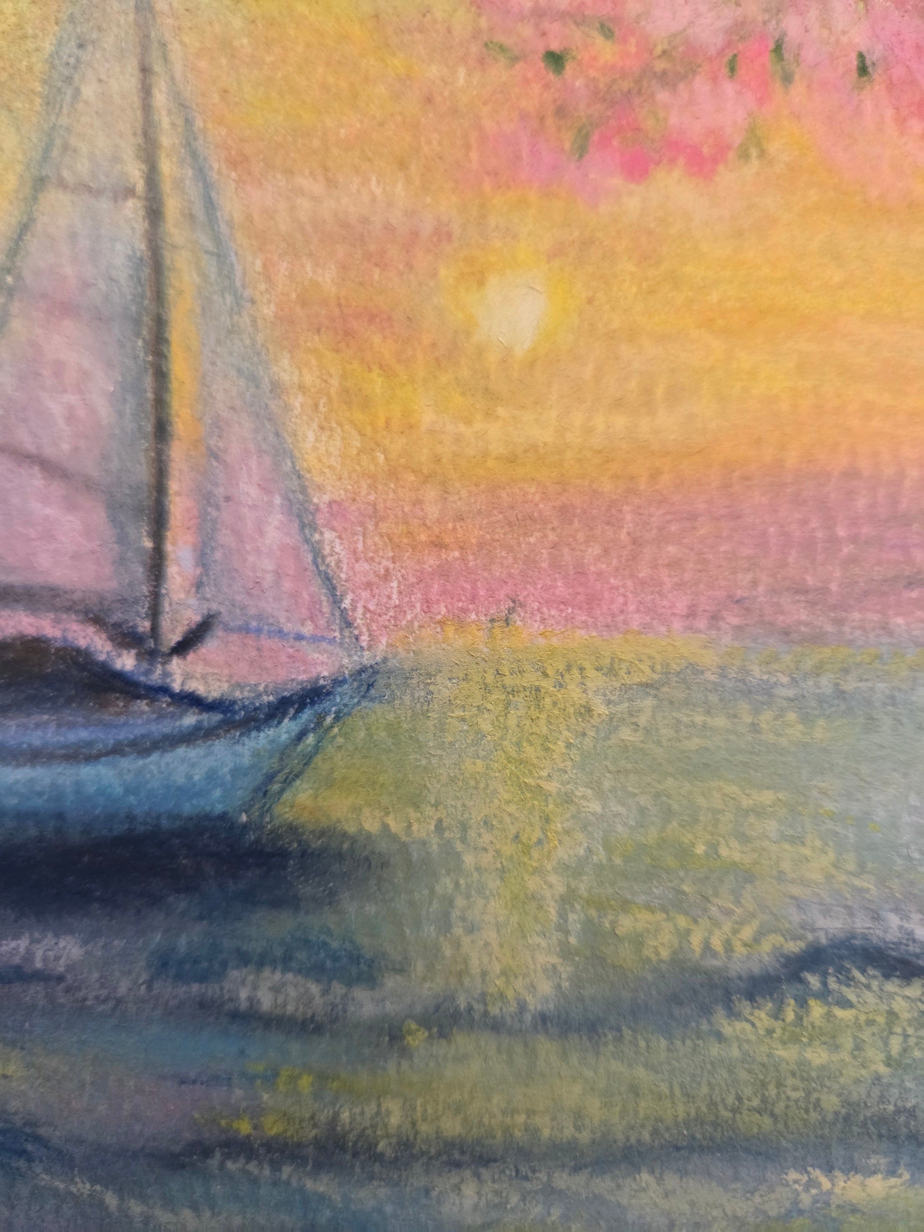 Original Soft Pastels Art| Framed