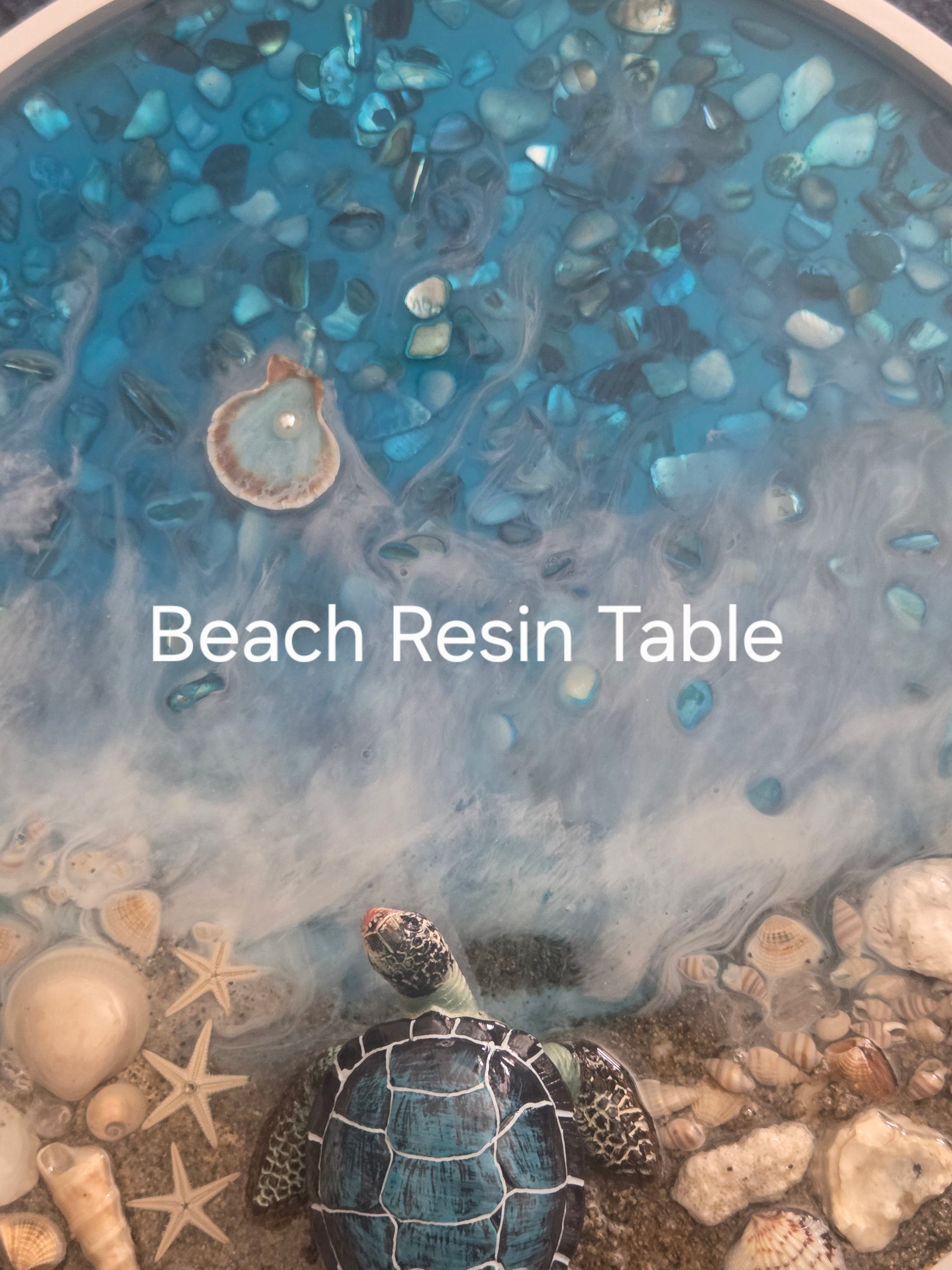 Handcrafted Resin Beach Home Decor