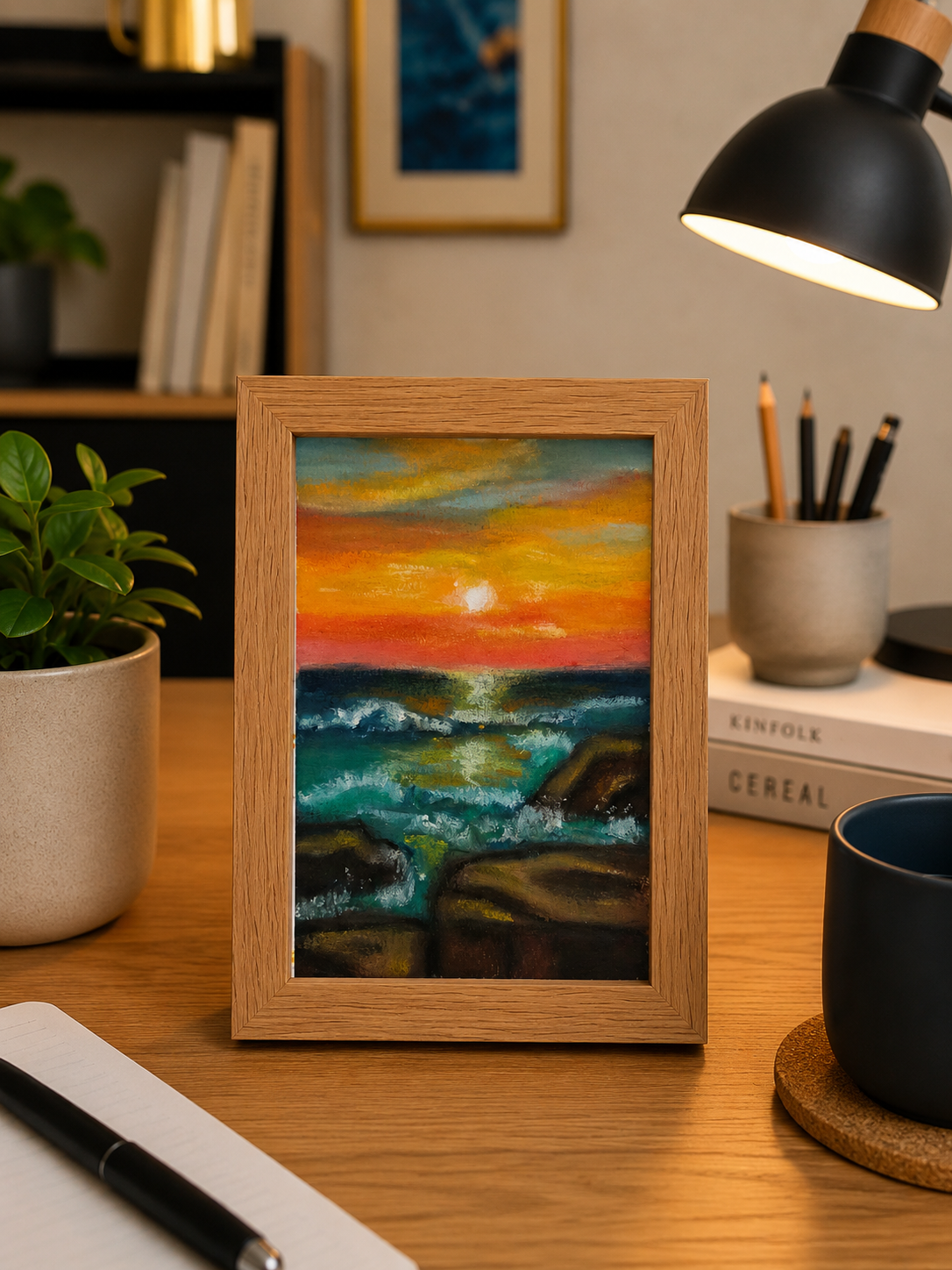 Original Soft Pastels Art| Framed
