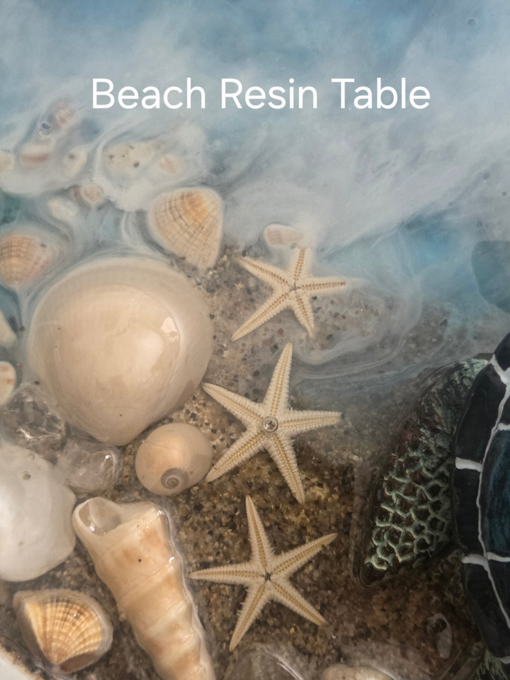 Handcrafted Resin Beach Home Decor