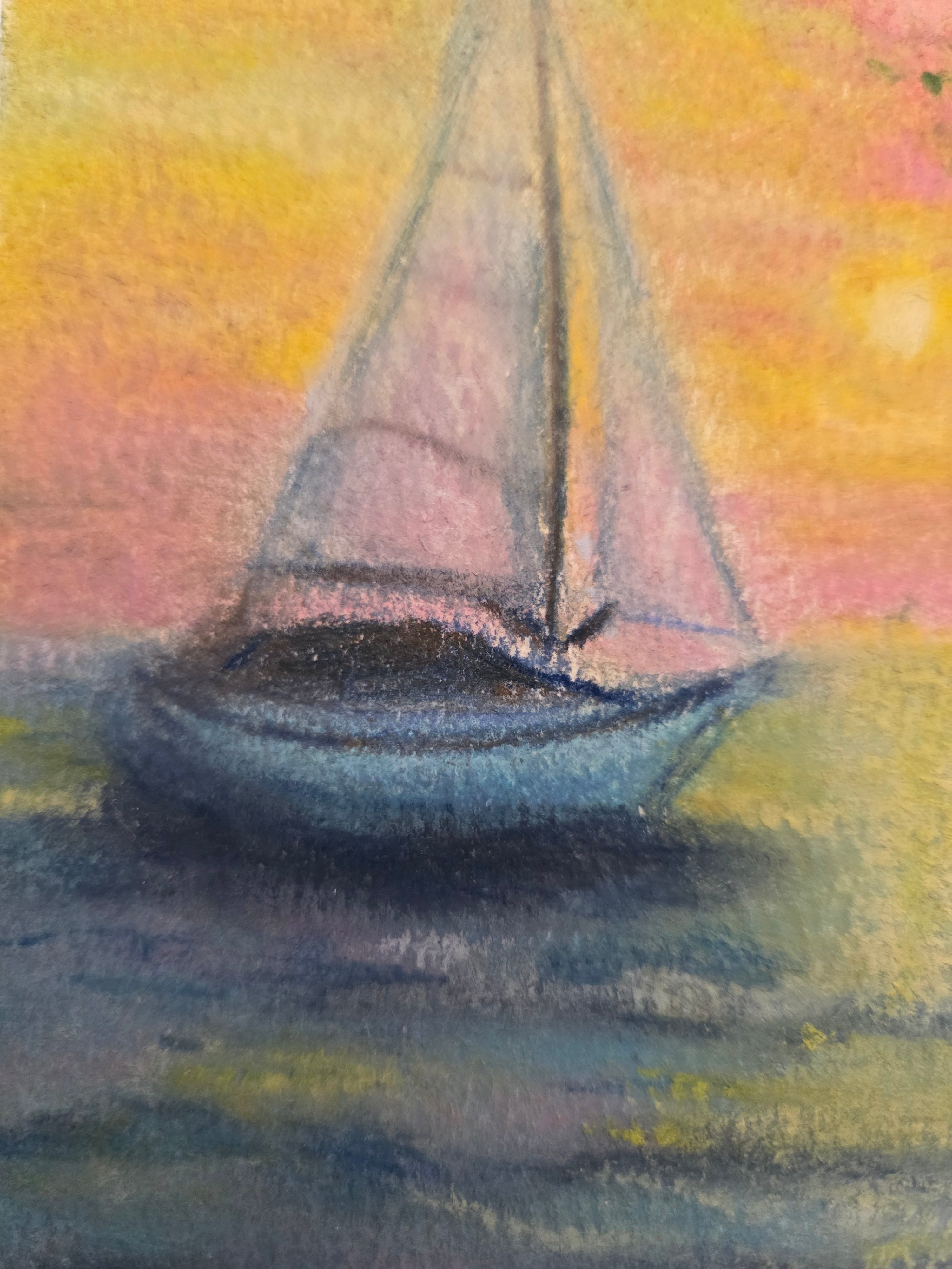 Original Soft Pastels Art| Framed