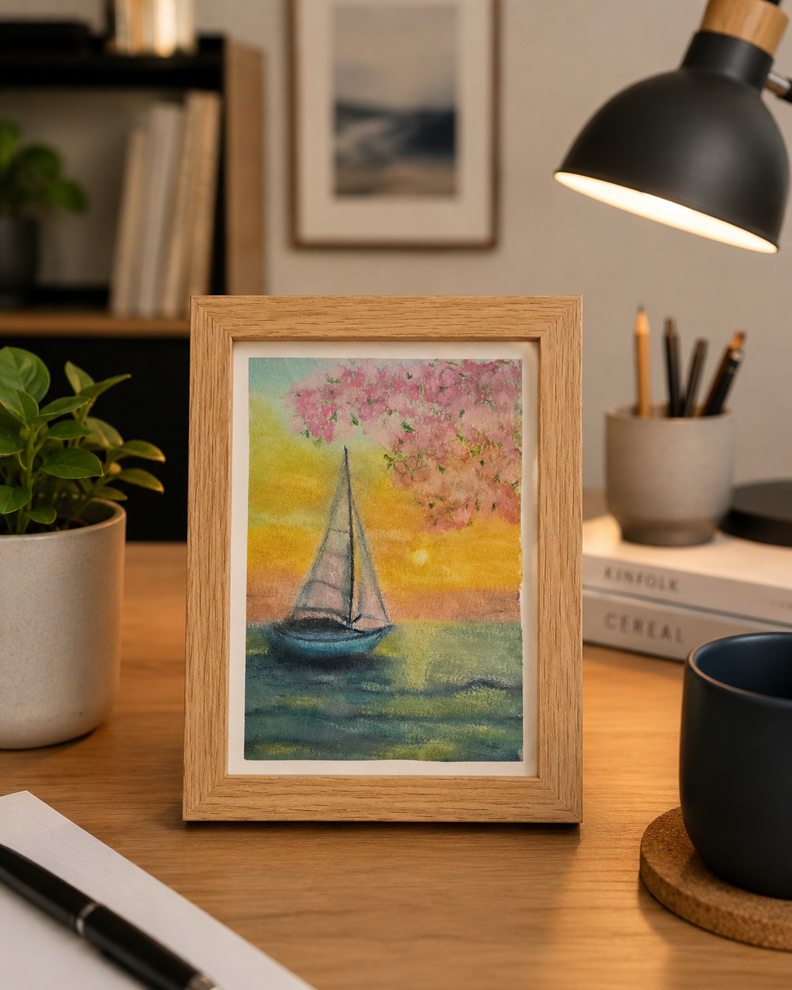 Original Soft Pastels Art| Framed