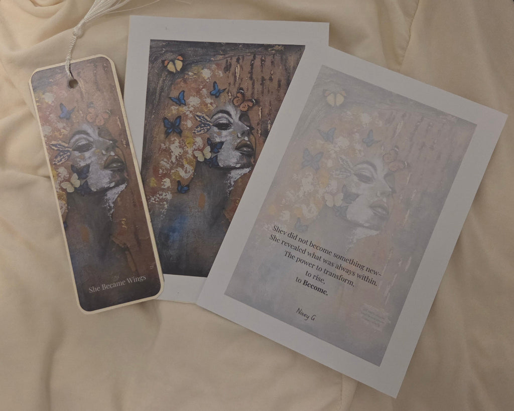 Self Reflection Art Bundle-"She Became Wings"