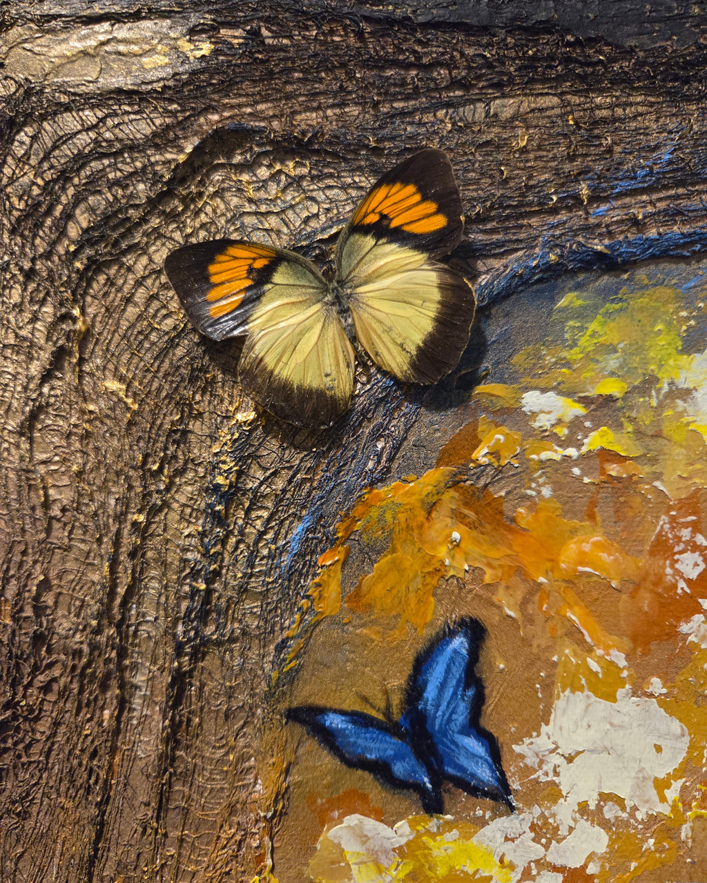 She Became Wings|Original Mixed Media Artwork