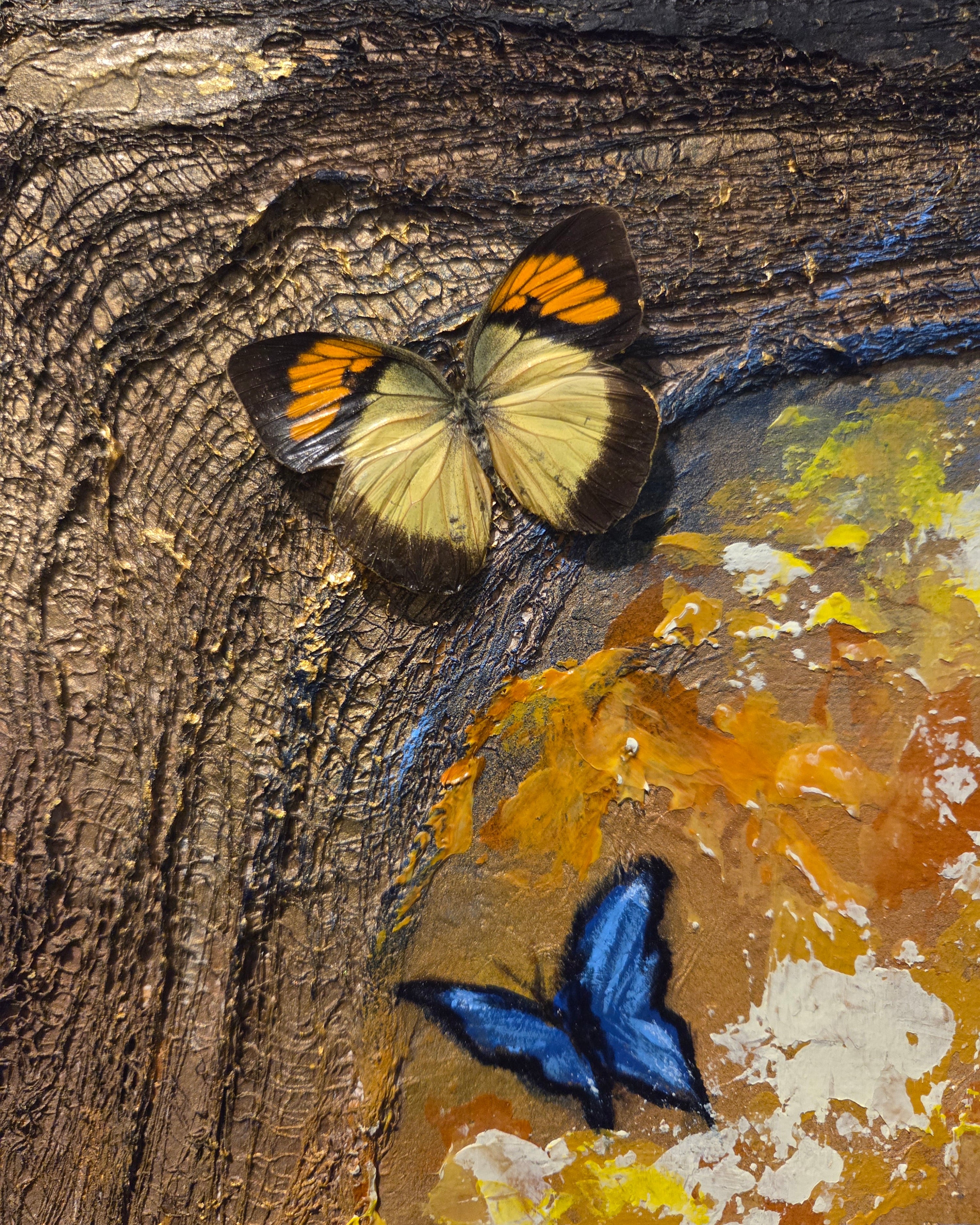 She Became Wings|Original Mixed Media Artwork