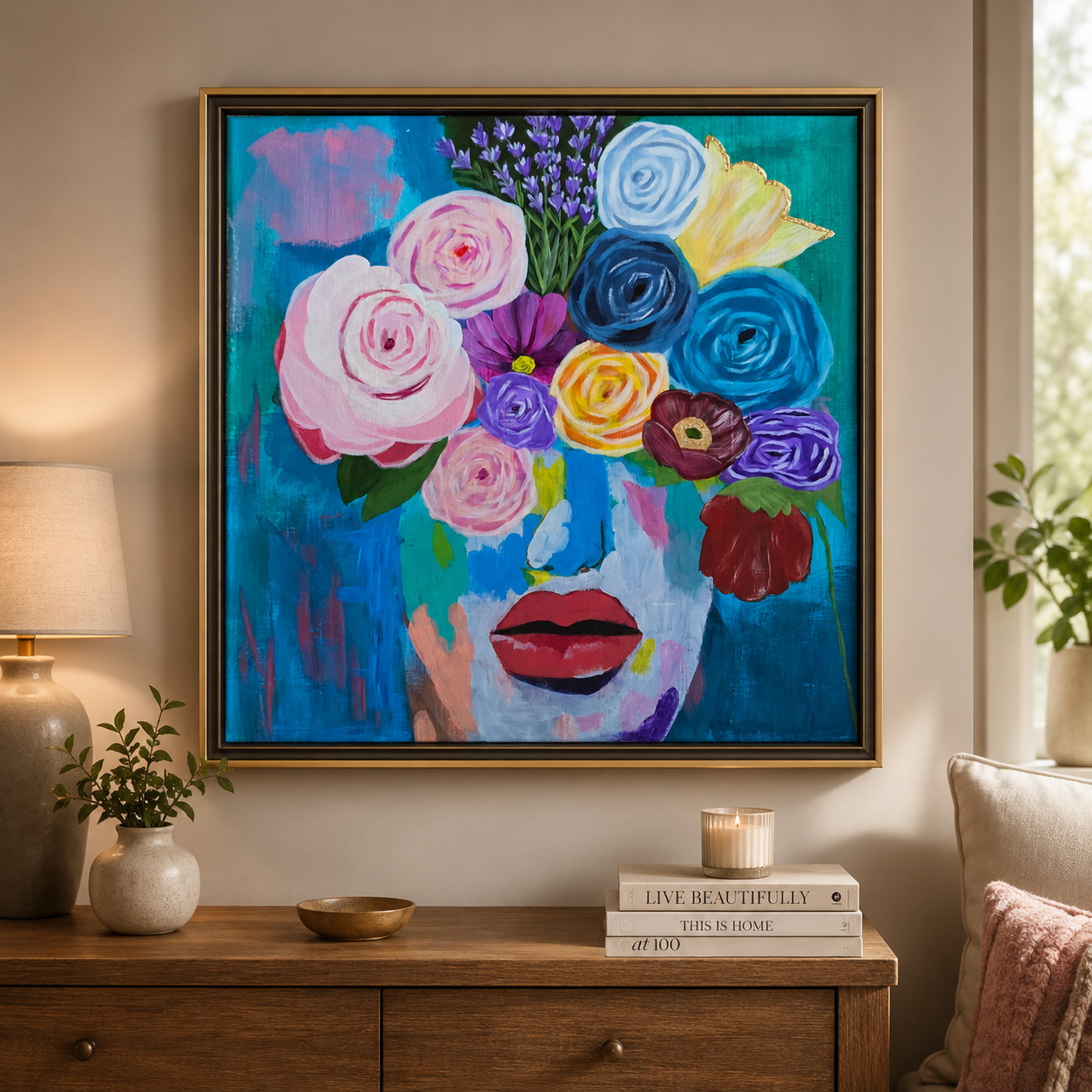 Thinking Beautifully | Original Mixed Media Artwork