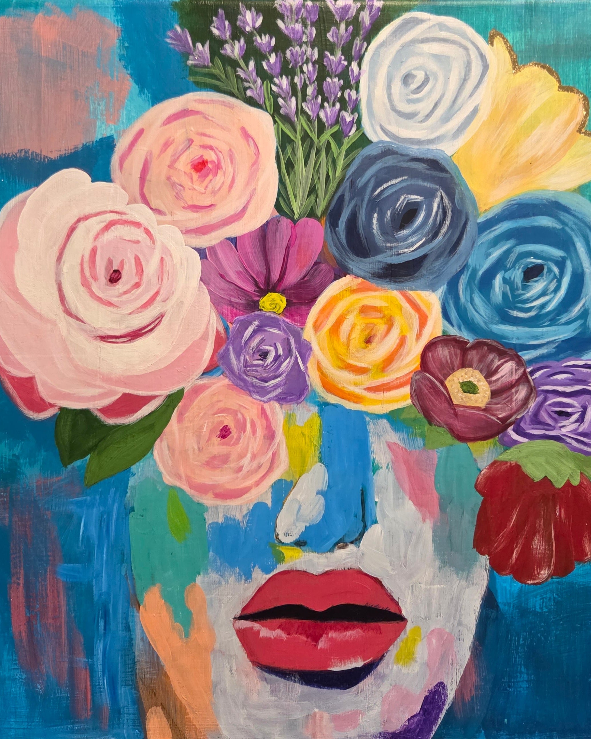 Thinking Beautifully | Original Mixed Media Artwork